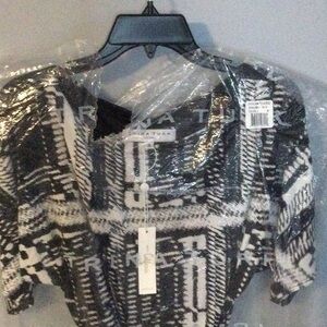 Trina Turk Monochrome Long Sleeve Dress